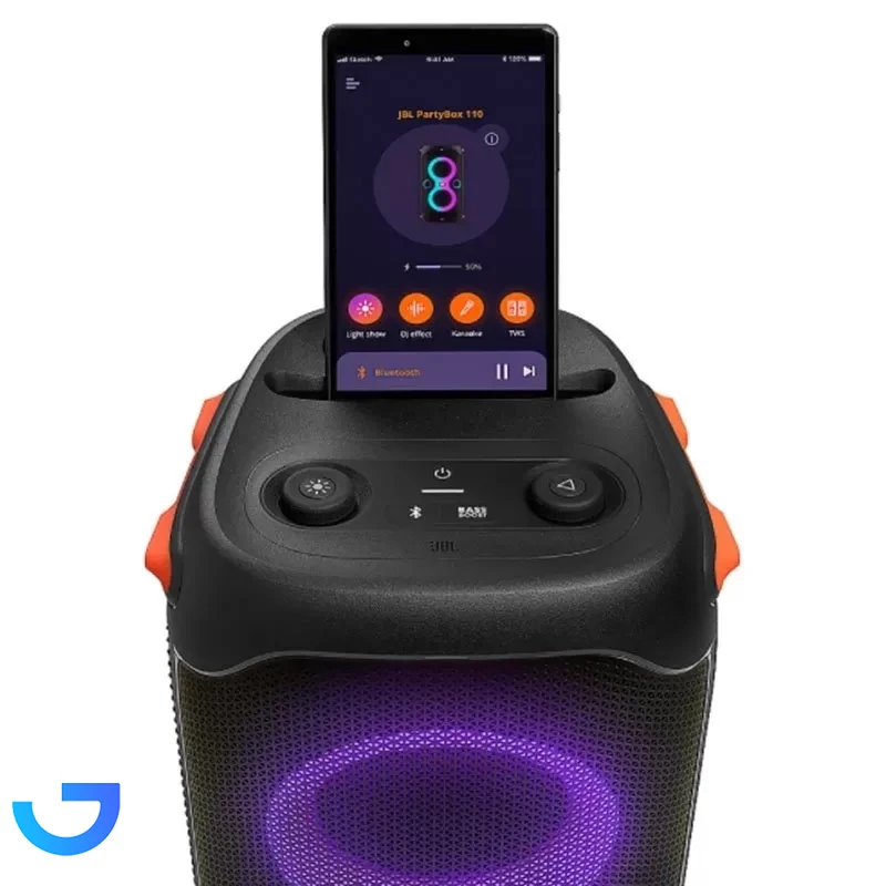 قیمت و خرید اسپیکر بلوتوثی قابل حمل جی بی ال مدل PARTYBOX 110 | فروشگاه آریا قیمت و خرید اسپیکر بلوتوثی قابل حمل جی بی ال مدل PARTYBOX 110 | فروشگاه آریا