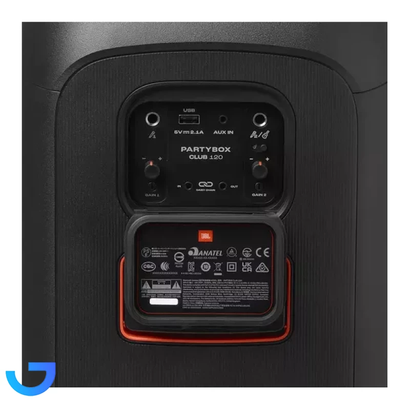 قیمت و خرید اسپیکر بلوتوثی قابل حمل جی بی ال مدل PartyBox Club 120 | فروشگاه آریا قیمت و خرید اسپیکر بلوتوثی قابل حمل جی بی ال مدل PartyBox Club 120 | فروشگاه آریا