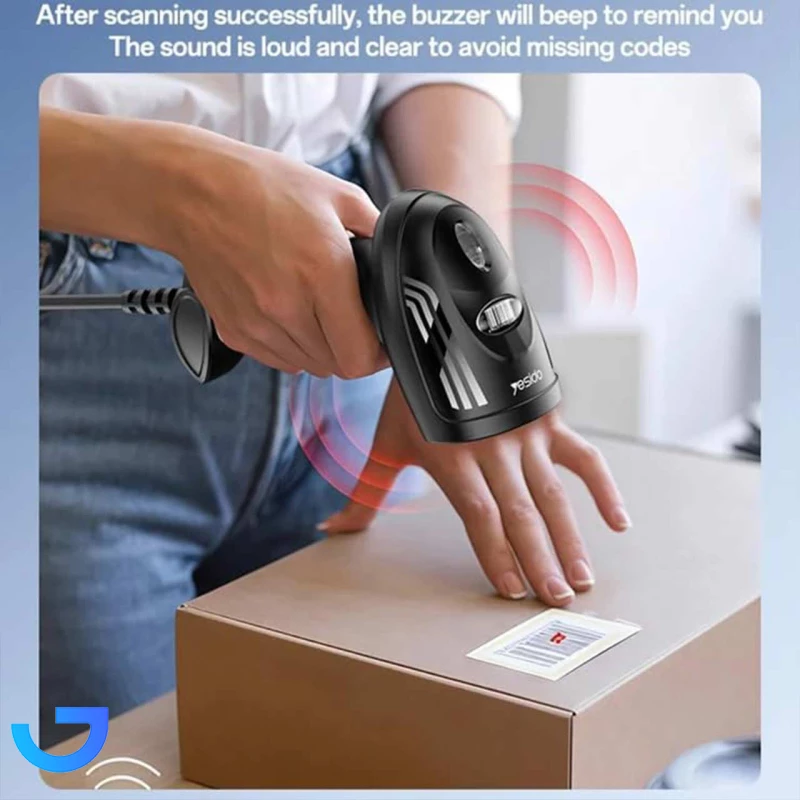 قیمت و خرید بارکدخوان دو بعدی Yesido مدل EC21 | فروشگاه آریا