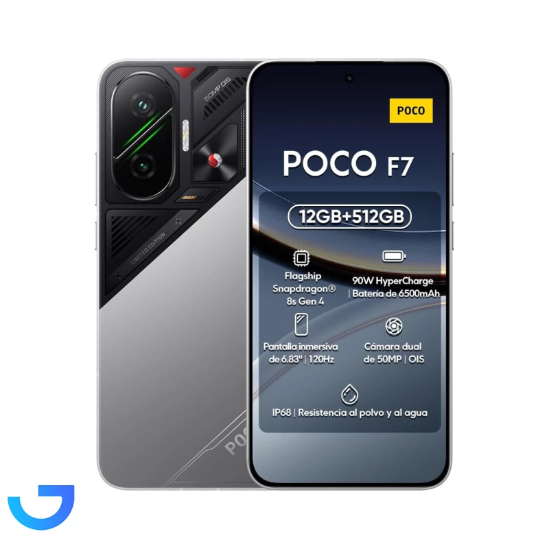 قیمت و خرید گوشی موبایل شیائومی مدل Poco F7 5G با حافظه 512 و رم 12 گیگابایت | فروشگاه آریا