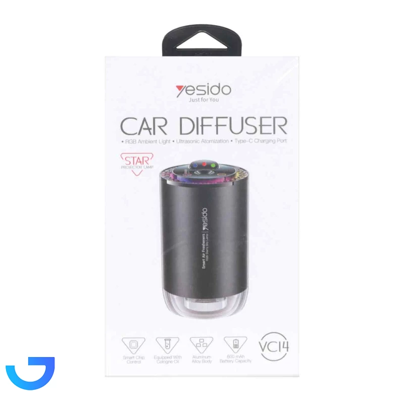قیمت و خرید خوشبوکننده و نورپرداز آسمانی سقف خودرو شارژی Yesido مدل VC14 | فروشگاه آریا