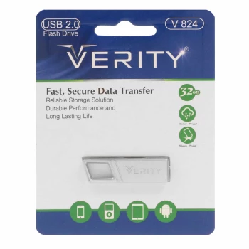 فلش مموری وریتی مدل Verity V824 USB2.0 Flash Memory - 32GB | فروشگاه آریا