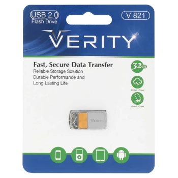 فلش مموری وریتی مدل Verity V821 USB2.0 Flash Memory - 32GB | فروشگاه آریا