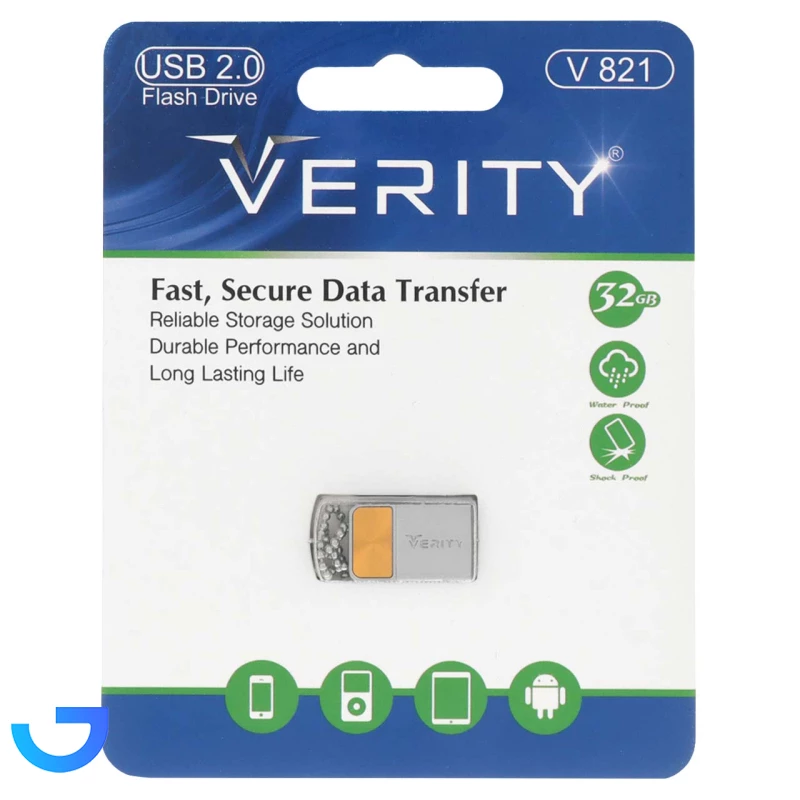 قیمت و خرید فلش مموری وریتی مدل Verity V821 USB2.0 Flash Memory - 32GB | فروشگاه آریا