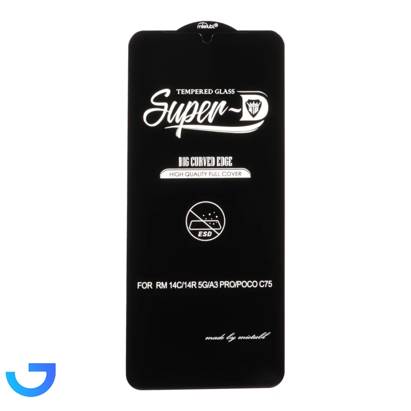 قیمت و خرید محافظ صفحه نمایش Full Cover Super D Mietubl-ESD مناسب برای Poco C75 / Poco C71 / Redmi A5 / Poco M7 | فروشگاه آریا