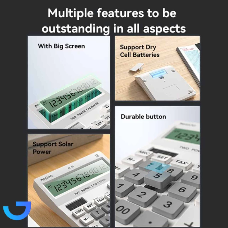 قیمت و خرید ماشین حساب دیجیتال Yesido مدل EC10 | فروشگاه آریا