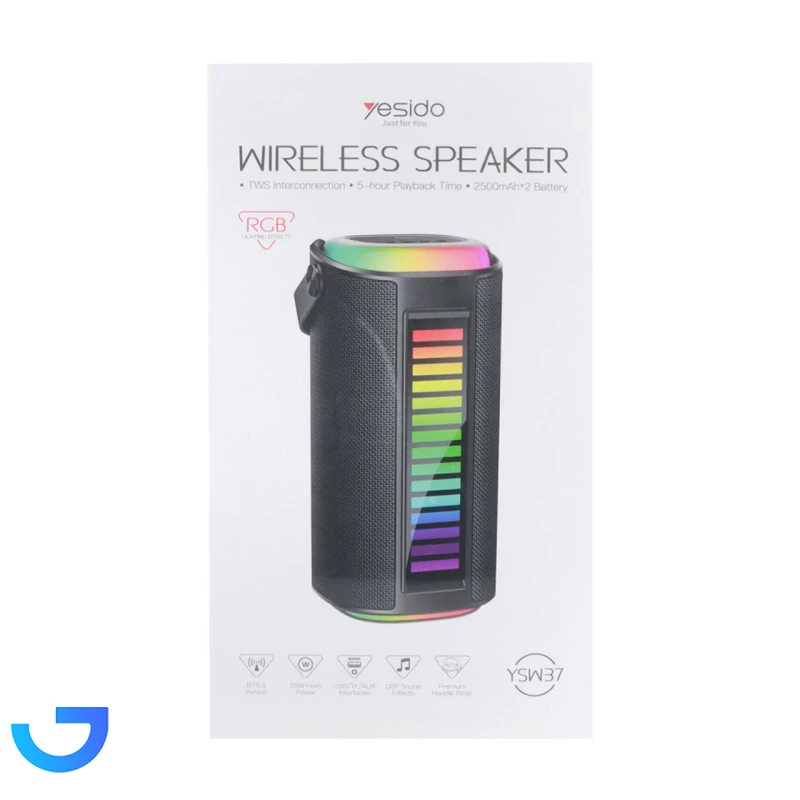 قیمت و خرید اسپیکر بلوتوثی یسیدو مدل YSW37 RGB | فروشگاه آریا