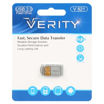 فلش مموری وریتی مدل Verity V821 USB2.0 Flash Memory - 64GB | فروشگاه آریا