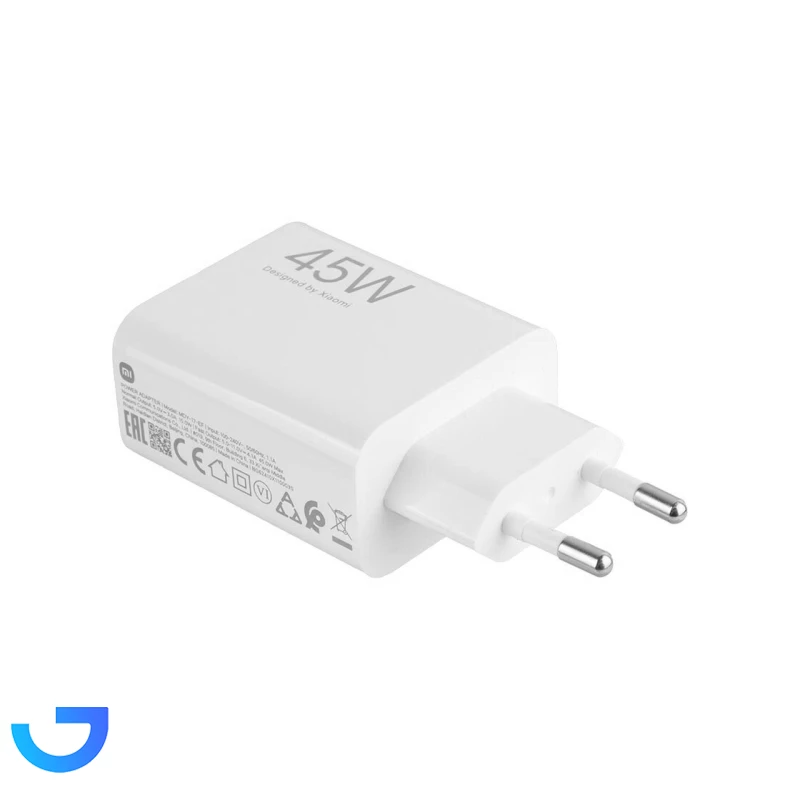 قیمت و خرید شارژر دیواری 45W سرکارتنی فست تک پورت شیائومی مدل MDY-17-EF 45W | فروشگاه آریا