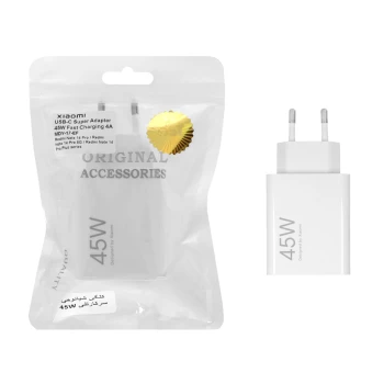 شارژر دیواری 45W سرکارتنی فست تک پورت شیائومی مدل MDY-17-EF 45W | فروشگاه آریا