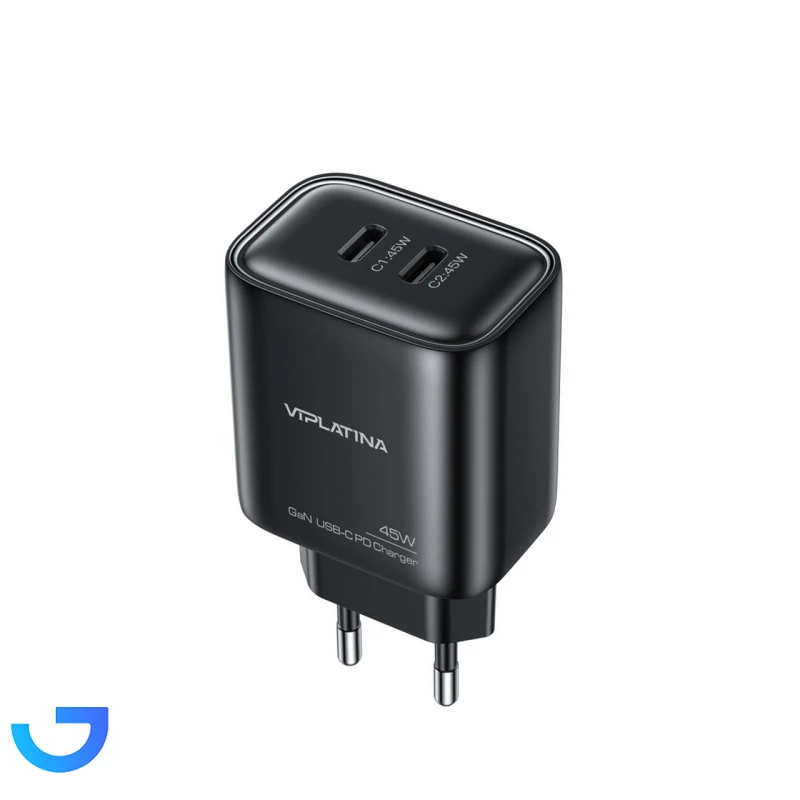 قیمت و خرید شارژر دیواری فست و PD دو پورت وی آی پلاتینا مدل VC58 45W | فروشگاه آریا