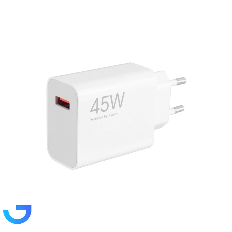 قیمت و خرید شارژر دیواری 45W سرکارتنی فست تک پورت شیائومی مدل MDY-17-EF 45W | فروشگاه آریا