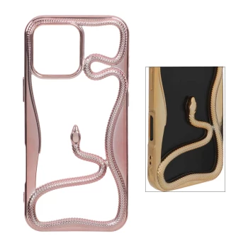 قاب الکتروپلیتینگ Snake مدل Apple iPhone 16 Pro Max | فروشگاه آریا