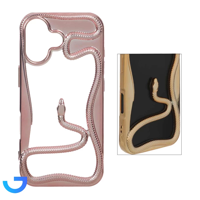 قیمت و خرید قاب الکتروپلیتینگ Snake مدل Apple iPhone 16 Pro Max | فروشگاه آریا