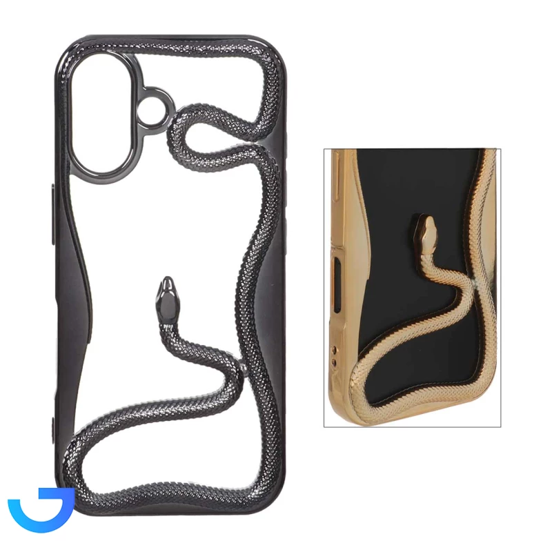 قیمت و خرید قاب الکتروپلیتینگ Snake مدل Apple iPhone 16 | فروشگاه آریا