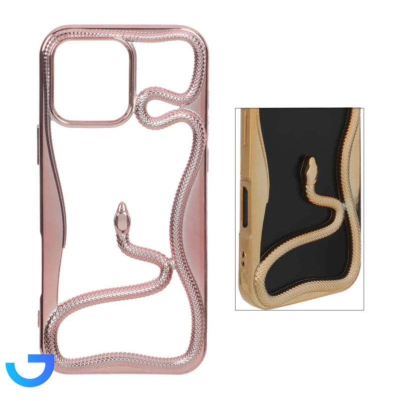 قیمت و خرید قاب الکتروپلیتینگ Snake مدل Apple iPhone 16 Pro Max | فروشگاه آریا