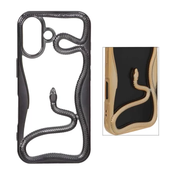 قاب الکتروپلیتینگ Snake مدل Apple iPhone 16 | فروشگاه آریا