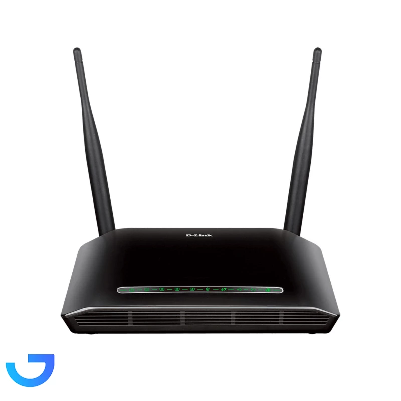 مودم D-link 2750u Wireless N 300 ADSL2+ Modem Router نمای ۲