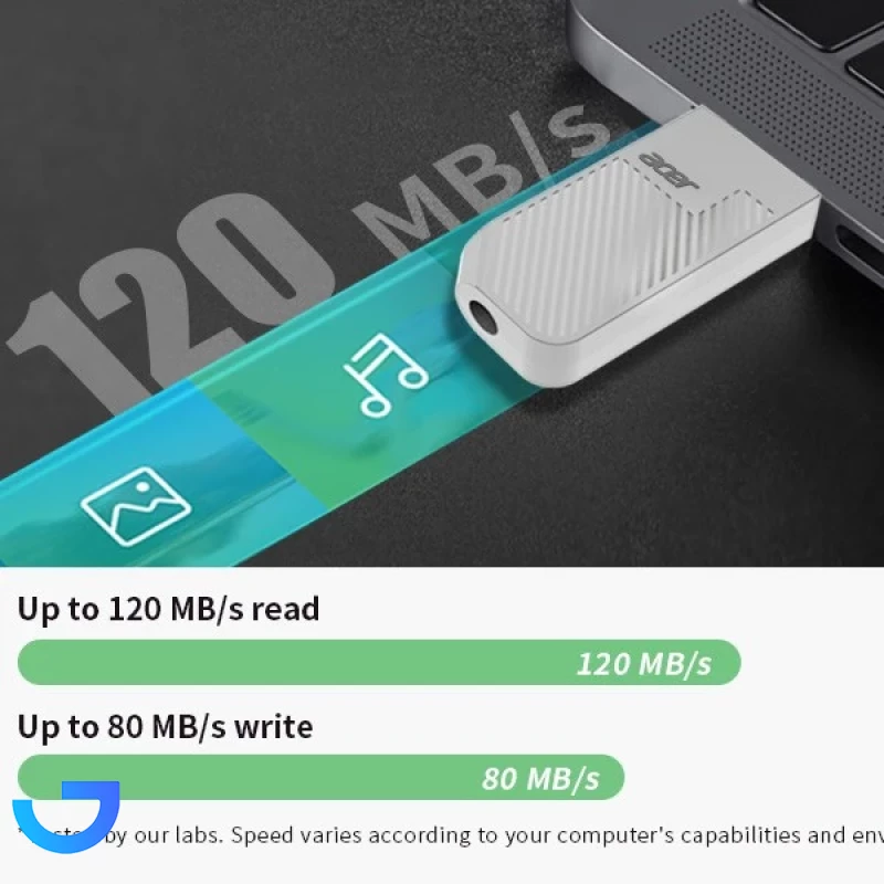 قیمت و خرید فلش مموری ایسر مدل UP300 USB 3.2 ظرفیت 64 گیگابایت | فروشگاه آریا