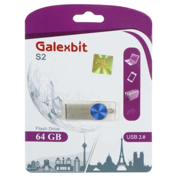 فلش مموری گلکسبیت مدل S2 USB2.0 ظرفیت 64گیگابایت | فروشگاه آریا