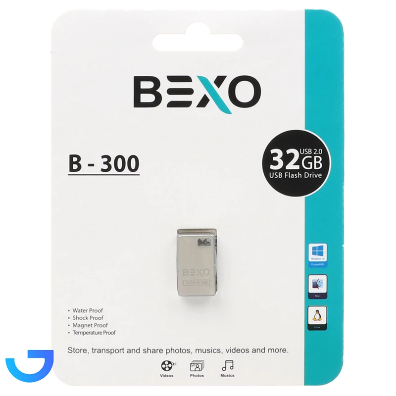 قیمت و خرید فلش بکسو مدل B-300 USB2.0 ظرفیت 32GB | فروشگاه آریا