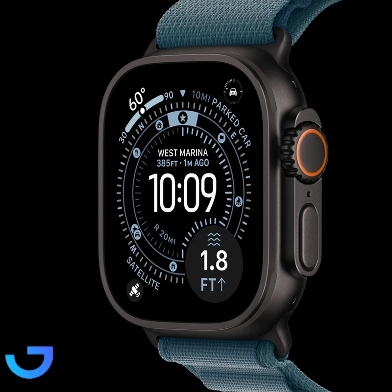 قیمت و خرید ساعت هوشمند اپل واچ Ultra 3 مدل Black Ti Black Ocean Band - 49MM | فروشگاه آریا