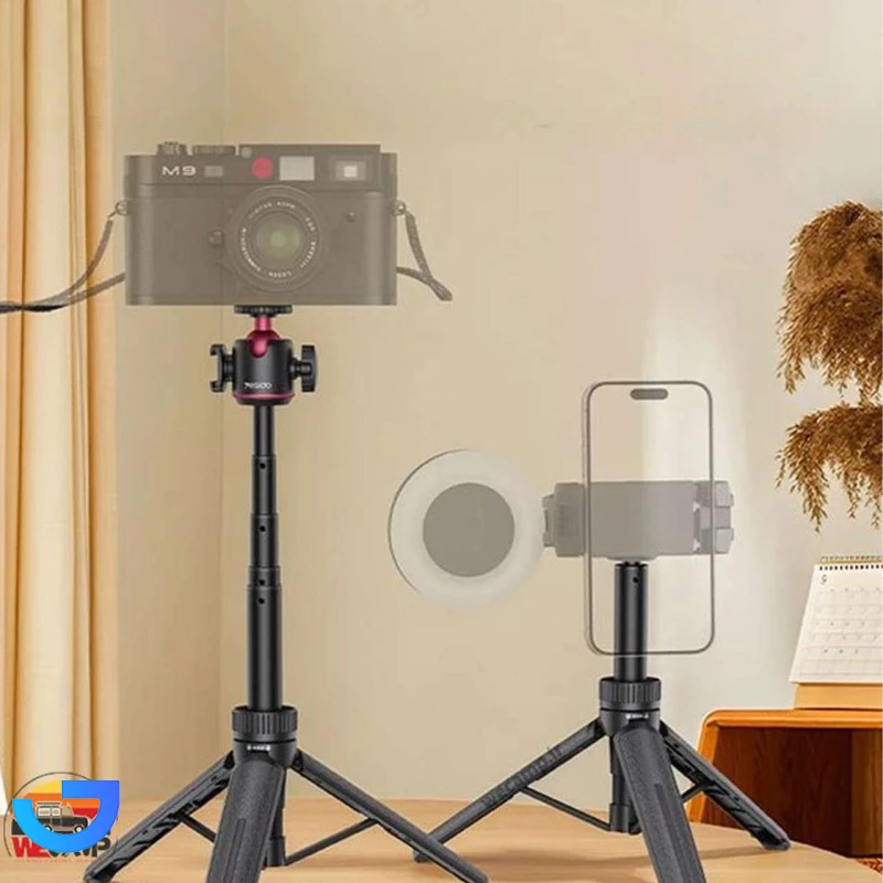 قیمت و خرید سه پایه نگهدارنده دوربین و گوشی موبایل یسیدو مدل SF26 _ ارتفاع 65 سانتی‌متر | فروشگاه آریا