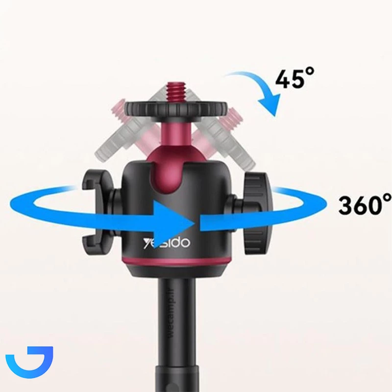 قیمت و خرید سه پایه نگهدارنده دوربین و گوشی موبایل یسیدو مدل SF26 _ ارتفاع 65 سانتی‌متر | فروشگاه آریا