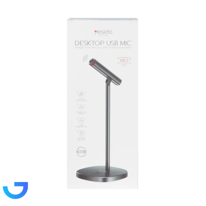 قیمت و خرید میکروفن رومیزی یسیدو مدل KR18 | فروشگاه آریا