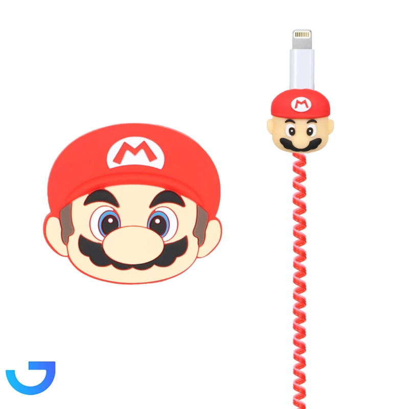 قیمت و خرید ست سیلیکونی عروسکی محافظ کابل و شارژر اپل 20 وات | فروشگاه آریا