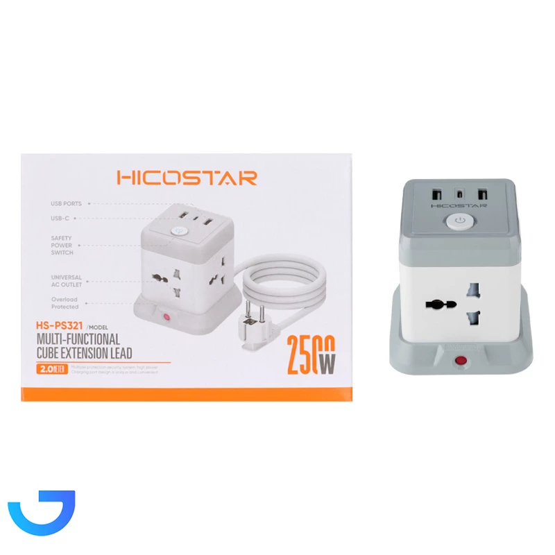 قیمت و خرید چندراهی برق هایکو استار مدل HS-PS321 | فروشگاه آریا