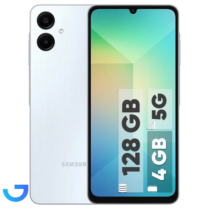موبایل سامسونگ Galaxy A06 5G رجیسترشده دو سیم کارت 128 گیگابایت رم 6 گیگابایت به همراه 18 ماه گارانتی معتبر شرکتی نمای ۳