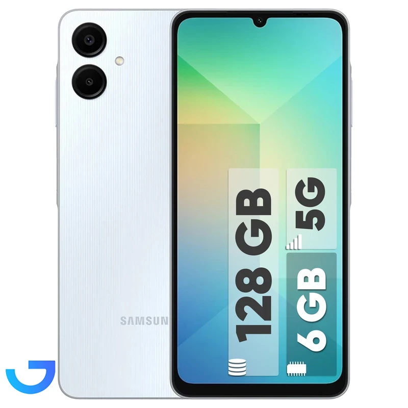 موبایل سامسونگ Galaxy A06 5G رجیسترشده دو سیم کارت 128 گیگابایت رم 6 گیگابایت به همراه 18 ماه گارانتی معتبر شرکتی نمای ۲