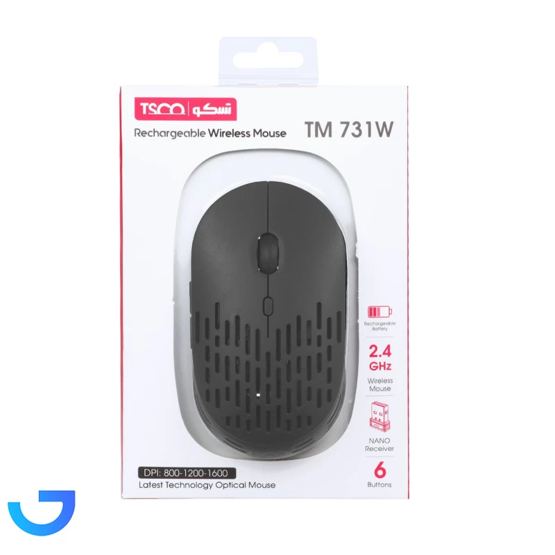 قیمت و خرید ماوس بی سیم تسکو مدل TM 731W | فروشگاه آریا