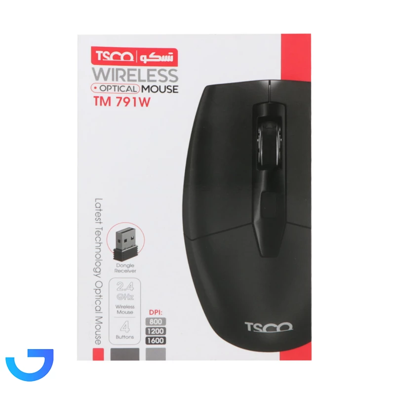 قیمت و خرید ماوس بی سیم تسکو مدل TM 791W | فروشگاه آریا