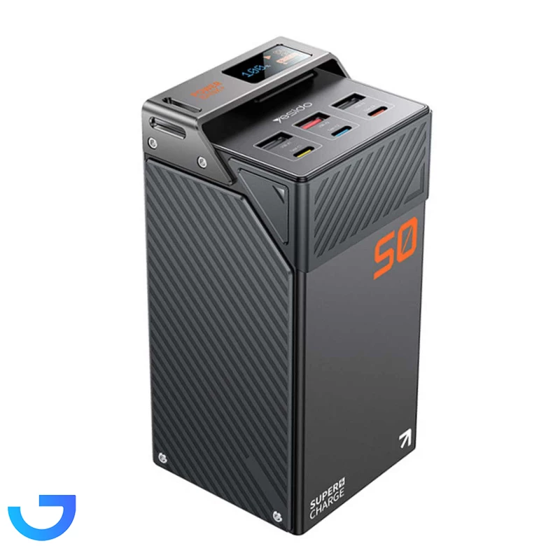 پاوربانک یسیدو 50000mAh مدل YP63 22.5W (PD و فست شارژ) نمای ۲
