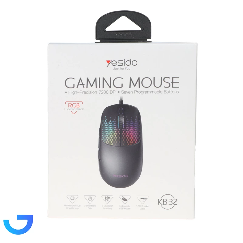 قیمت و خرید ماوس باسیم گیمینگ یسیدو مدل KB32 | فروشگاه آریا