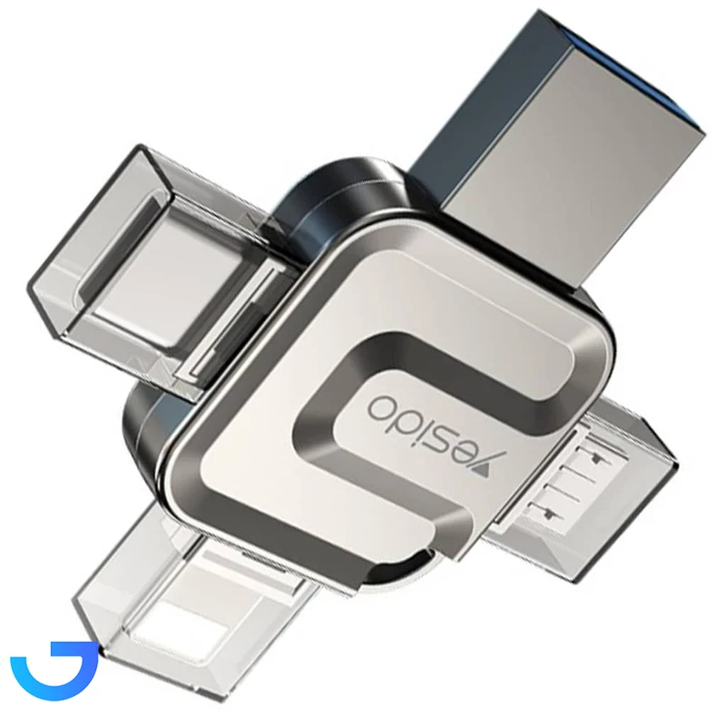قیمت و خرید مبدل یسیدو USB OTG Flash Memory مدل FL15 با ظرفیت 128GB | فروشگاه آریا