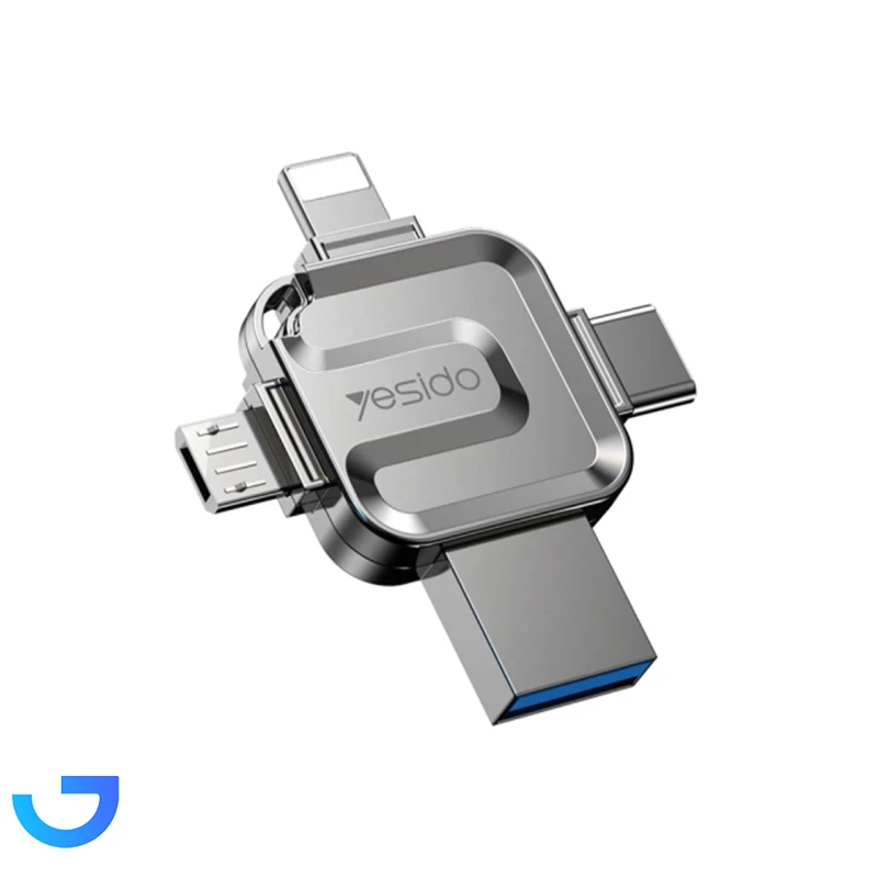 قیمت و خرید مبدل یسیدو USB OTG Flash Memory مدل FL15 با ظرفیت 128GB | فروشگاه آریا