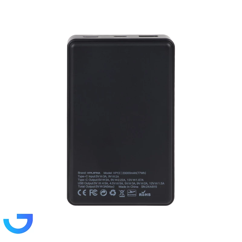 قیمت و خرید پاوربانک فست شارژ وی آی پلاتینا 20000mAh مدل VP13 22.5W | فروشگاه آریا