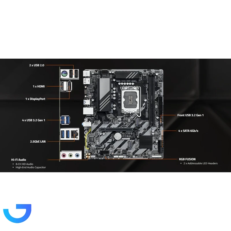 قیمت و خرید مادربرد گیگابایت مدل B860M E | فروشگاه آریا