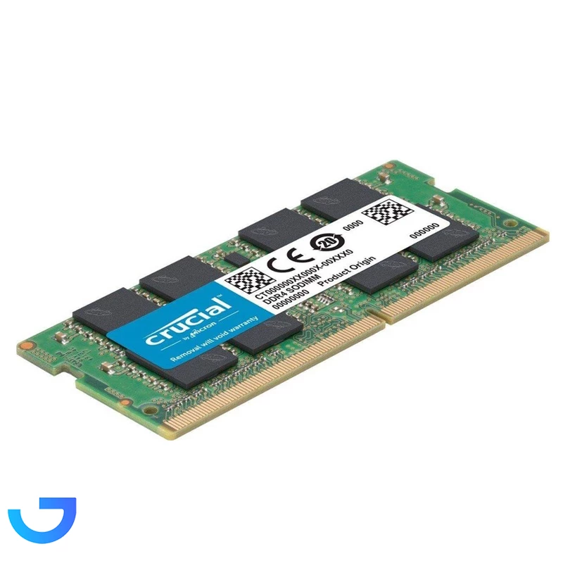 قیمت و خرید رم لپ تاپ DDR4 دو کاناله 3200 مگاهرتز CL22 کروشیال مدل CT16 ظرفیت 16 گیگابایت | فروشگاه آریا