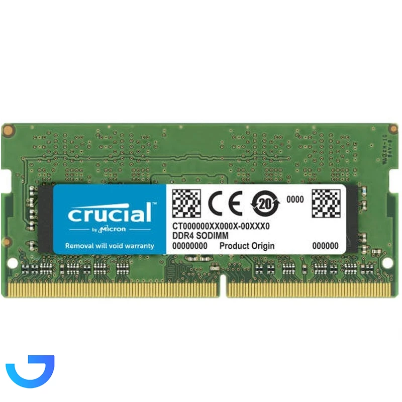 قیمت و خرید رم لپ تاپ DDR4 دو کاناله 3200 مگاهرتز CL22 کروشیال مدل CT16 ظرفیت 16 گیگابایت | فروشگاه آریا