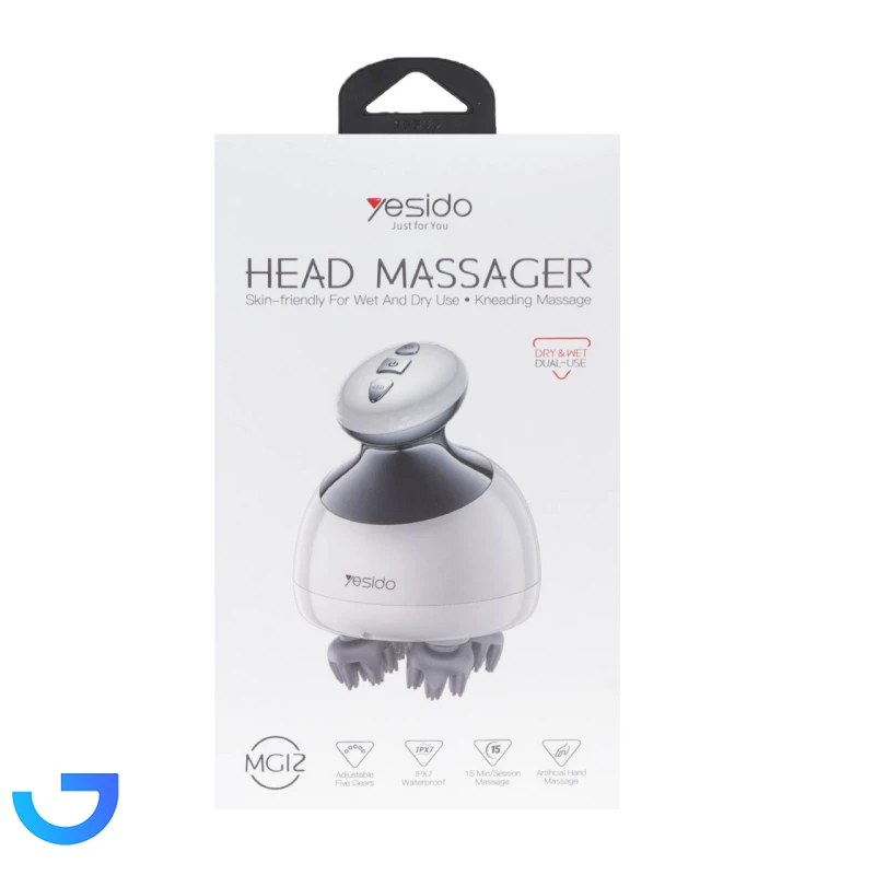 قیمت و خرید ماساژور شارژی سر Yesido HEAD Massage مدل MG12 | فروشگاه آریا