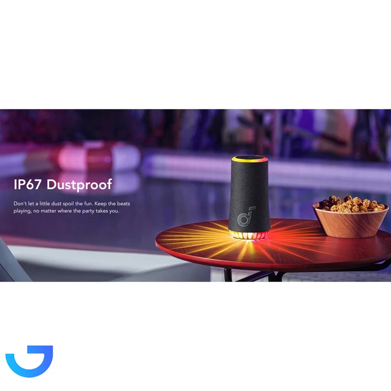 قیمت و خرید اسپیکر بلوتوثی قابل حمل انکر مدل Glow A3166011 | فروشگاه آریا