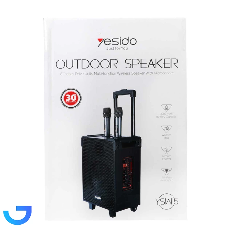 قیمت و خرید اسپیکر چمدانی 8 اینچی یسیدو مدل YSW15 | فروشگاه آریا