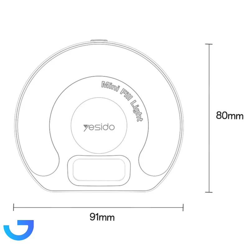 قیمت و خرید رینگ لایت سلفی یسیدو مدل DH13 | فروشگاه آریا