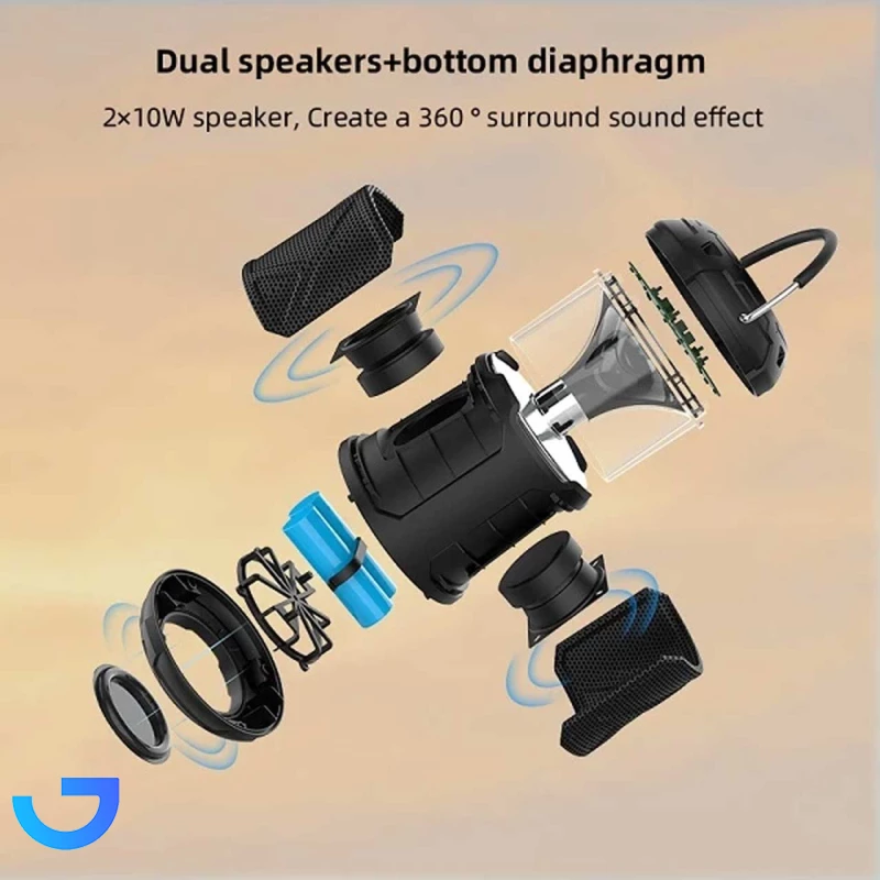 قیمت و خرید اسپیکر بی سیم شارژی 20 وات پرووان مدل PSB4905 | فروشگاه آریا