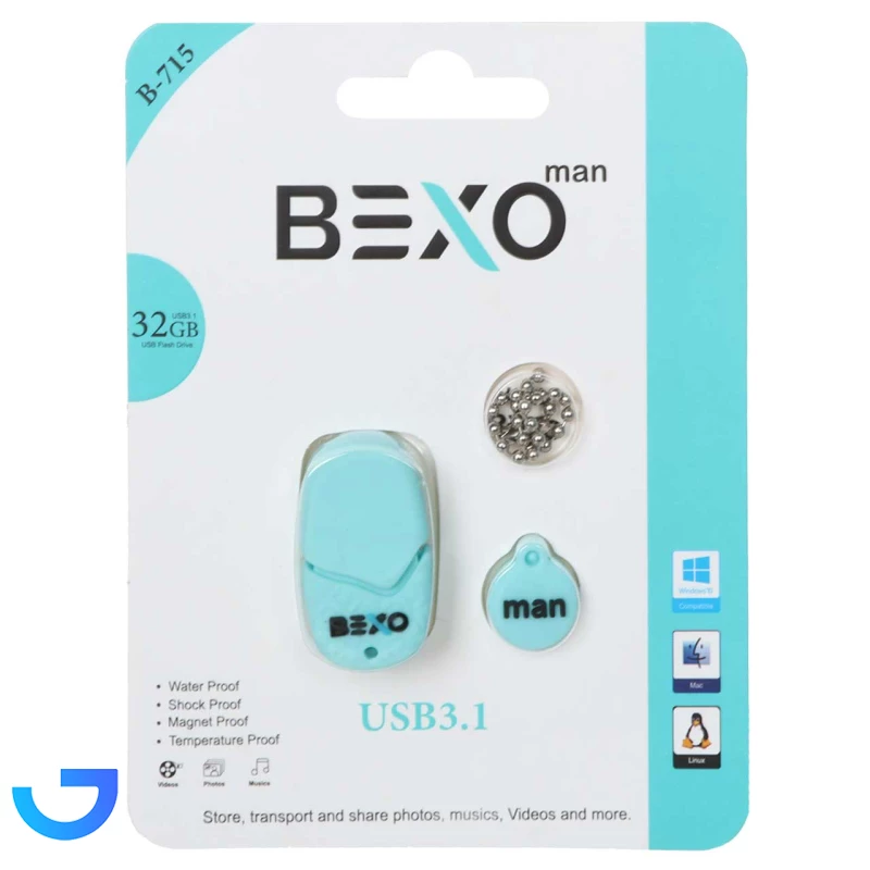 قیمت و خرید فلش مموری بکسو مدل B-715 با ظرفیت 32 گیگابایت - USB3.1 | فروشگاه آریا