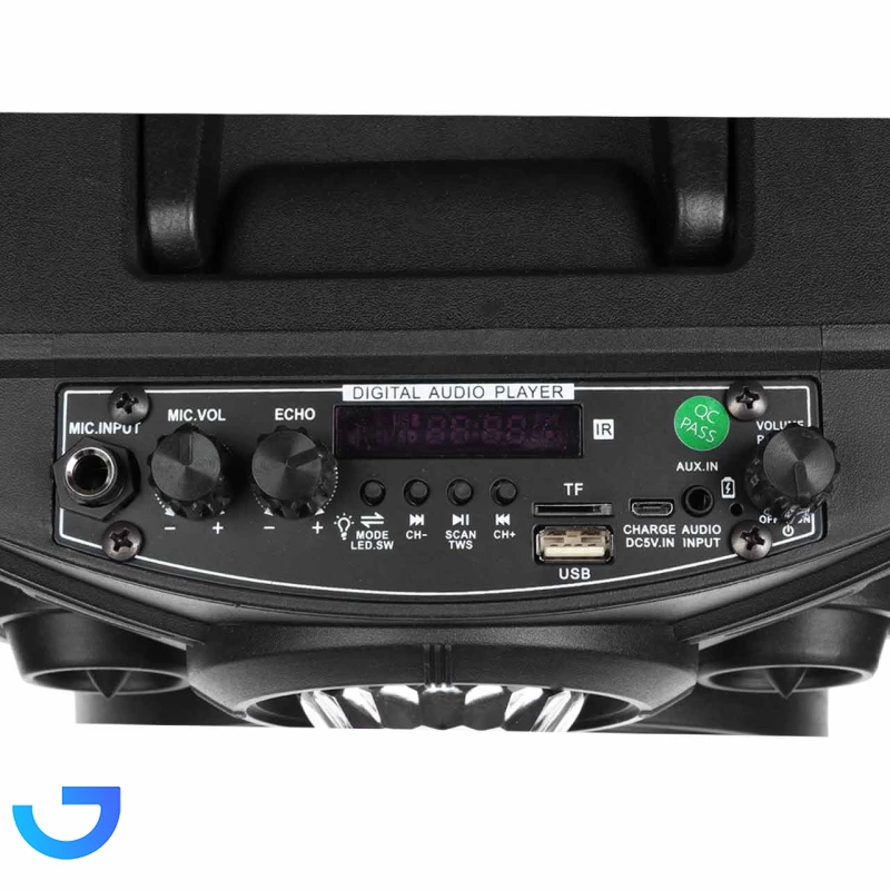 قیمت و خرید اسپیکر چمدانی 8 اینچی گلکسبیت مدل GS20 | فروشگاه آریا